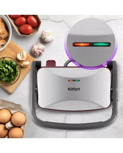 Купить Сэндвич-тостер Kitfort КТ-3624 красный  в E-mobi