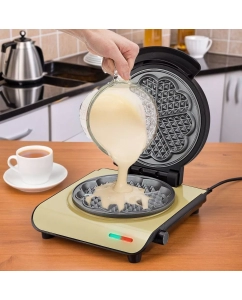 Купить Электровафельница Kitfort КТ-3693 бежевый  в E-mobi