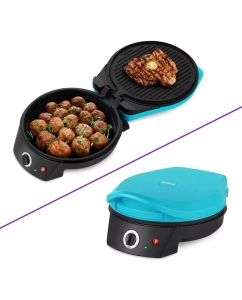 Купить Пиццамейкер Kitfort КТ-3689 синий, черный  в E-mobi