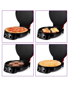 Купить Пиццамейкер Kitfort КТ-3687 красный, черный  в E-mobi