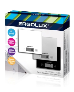 Купить Весы кухонные Ergolux ELX-SK01-С01  в E-mobi
