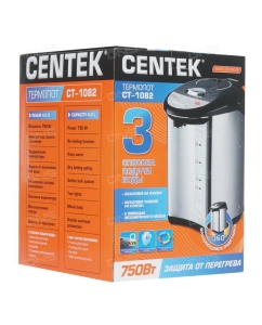Купить Термопот Centek CT-1082 4 л серебристый  в E-mobi