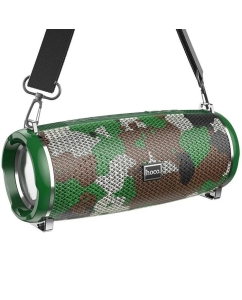 Купить Портативная колонка Hoco HC2, 10 Вт, 2400 мАч, BT5.0, microSD, USB, AUX, FM-радио, хаки в E-mobi