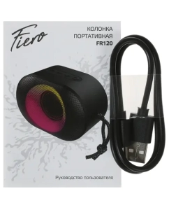 Купить Портативная колонка Fiero Mini FR120 Black  в E-mobi