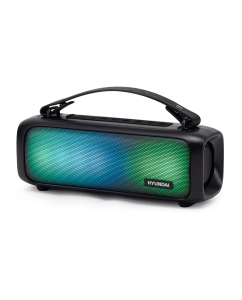Купить Колонка портативная Hyundai H-PS1020 16 W, 2.0 BT, 10 м, 1500 mAh, чёрная  в E-mobi