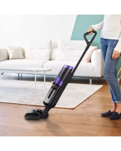 Купить Пылесос Kitfort КТ-5176 черный, фиолетовый  в E-mobi