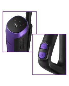 Купить Пылесос Kitfort КТ-5176 черный, фиолетовый  в E-mobi