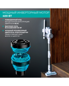 Купить Пылесос Timberk T-VCH-75 белый  в E-mobi