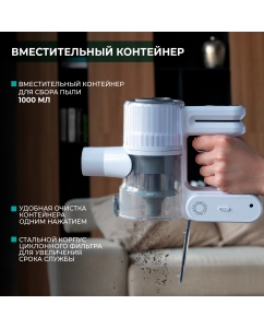 Купить Пылесос Timberk T-VCH-75 белый  в E-mobi