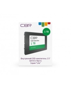 Купить SSD накопитель CBR Lite 2.5" 1 ТБ (SSD-001TB-2.5-LT22)  в E-mobi