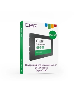 Купить SSD накопитель CBR Lite 2.5" 960 ГБ (SSD-960GB-2.5-LT22)  в E-mobi