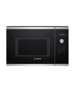 Купить Встраиваемая микроволновая печь Bosch BFL554MS0 черный/серебристый в E-mobi