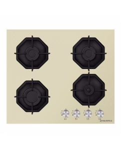 Купить Встраиваемая варочная панель газовая MAUNFELD EGHG.64.2CBG/G бежевый в E-mobi