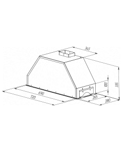 Купить Вытяжка встраиваемая Zigmund & Shtain K 014.7 S серебристая, серая  в E-mobi