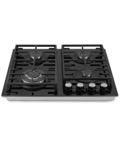 Купить Встраиваемая варочная панель газовая HYUNDAI HHG 6438 BG черный  в E-mobi