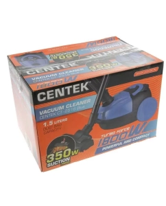 Купить Пылесос Centek CT-2518 черный, голубой  в E-mobi