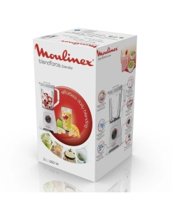 Купить Блендер MOULINEX Blendforce LM420110,  стационарный,  белый  в E-mobi