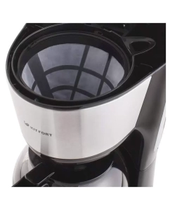 Купить Кофеварка капельного типа Kitfort KT-715 Black/Silver  в E-mobi