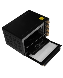 Купить Мини-печь KRAFT KF-MO3505 KGL черный, золотистый  в E-mobi