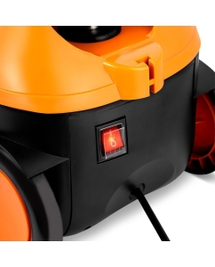 Купить Пароочиститель Kitfort КТ-9141-2 черный, оранжевый  в E-mobi