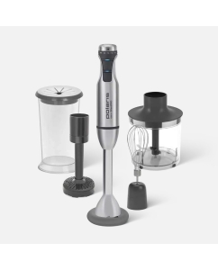 Купить Блендер Polaris PHB 1583L Silent погружной, 1500 Вт, 25 скоростей, турборежим, серебристый в E-mobi