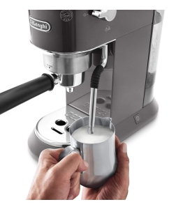 Купить Рожковая кофеварка Delonghi EC 885 GY серый, серебристый  в E-mobi