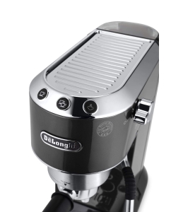 Купить Рожковая кофеварка Delonghi EC 885 GY серый, серебристый  в E-mobi
