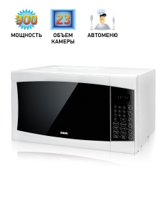 Купить Микроволновая печь соло BBK 23MWS-915S/W белый  в E-mobi