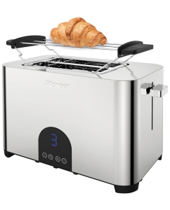 Купить Тостер Pioneer TS185 серебристый  в E-mobi