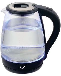 Купить Чайник электрический RIX RKT-1821G 1.8 л серебристый, черный в E-mobi