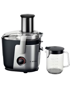 Купить Соковыжималка центробежная Bosch MES4000 1000 Вт серебристая, черная в E-mobi