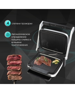 Купить Гриль Zigmund & Shtain Grillmeister ZEG-930 серебристый  в E-mobi