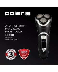 Купить Электробритва Polaris PMR 0421RC Pivot Touch 4D PRO, черная  в E-mobi