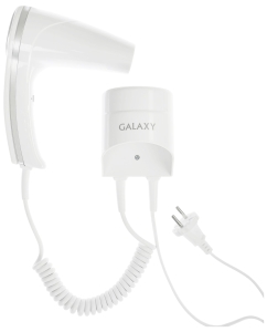 Купить Фен Galaxy GL 4350 1 400 Вт белый, серебристый  в E-mobi