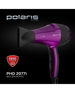 Купить Фен Polaris PHD 2077i Black/Violet  в E-mobi