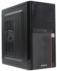 Купить Корпус компьютерный ExeGate (EX277436RUS) Black в E-mobi