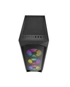 Купить Корпус компьютерный Powercase Rhombus X3 Mesh LED (CMRMX-L3) Black  в E-mobi