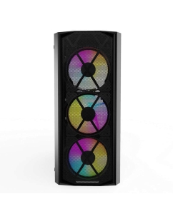 Купить Корпус компьютерный Powercase Rhombus X3 Mesh LED (CMRMX-L3) Black  в E-mobi