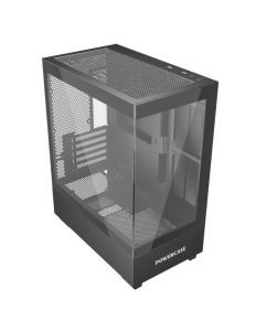 Купить Корпус компьютерный Powercase Vision Micro M, Tempered Glass, Black  в E-mobi
