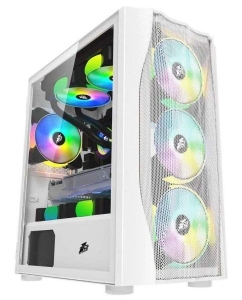 Купить Корпус компьютерный 1stPlayer FIREBASE X3-M (X3-M-WH-4F1-W) White в E-mobi