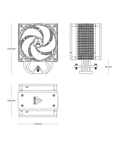 Купить Кулер для процессора ARCTIC Freezer 36 A-RGB White  в E-mobi