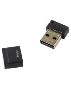Купить Флешка QUMO Nano 64ГБ Black (QM64GUD-NANO-B)  в E-mobi