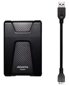 Купить Внешний жесткий диск ADATA DashDrive Durable HD650 2ТБ (AHD650-2TU31-CBK)  в E-mobi