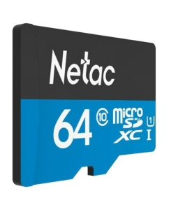 Купить Карта памяти Netac P500 microSDXC 64GB (NT02P500STN-064G-R)  в E-mobi