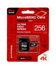 Купить Карта памяти Qumo Pro Seria 3.0 microSDXC 256GB + адаптер (QM256GMICSDXC10U3) в E-mobi