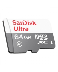 Купить Карта памяти SanDisk Ultra 64GB microSD (SDSQUNR-064G-GN3MN) в E-mobi