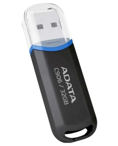 Купить Флешка ADATA C906 32ГБ Black (AC906-32G-RBK)  в E-mobi