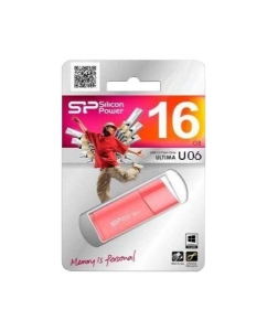 Купить Флешка Silicon Power Ultima U06 16ГБ Pink (SP016GBUF2U06V1P)  в E-mobi