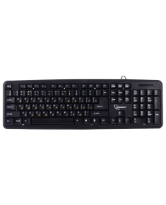 Купить Проводная клавиатура Gembird KB-8320U-Ru_Lat-BL Black в E-mobi