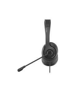 Купить A4Tech Наушники с микрофоном A4Tech Fstyler FH100i черный 1.8м накладные оголовье (FH100I)  в E-mobi